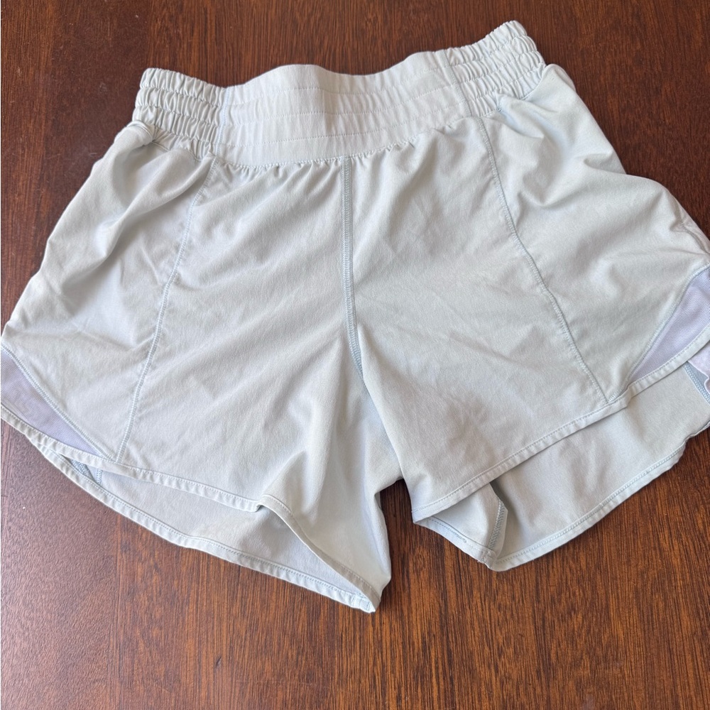 lululemon athletica Light Gray Women's Athletic Shorts
